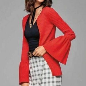 ❤️ CAbi Trumpet Ribbed Cardigan #5285 Sz: XS